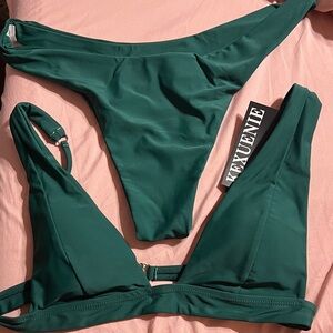 Women's Green Bikini Set  NWT Size XL (005)